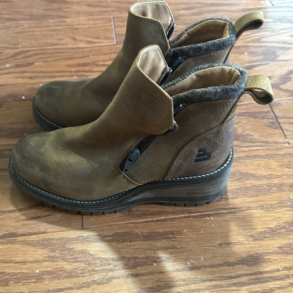 Dorian leather wedge ankle boots - Picture 2 of 6